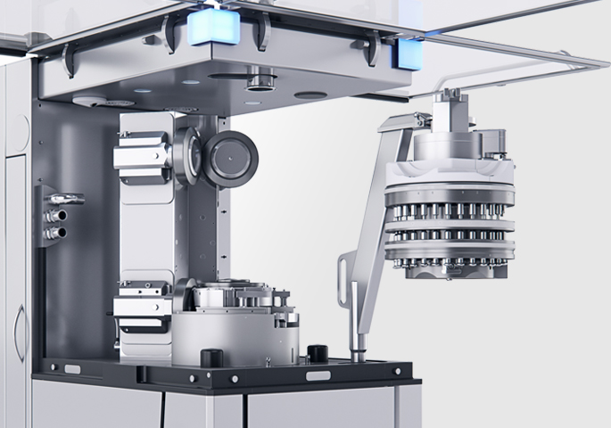 KORSCH X 3 Tablet Press: Exchangable Turret